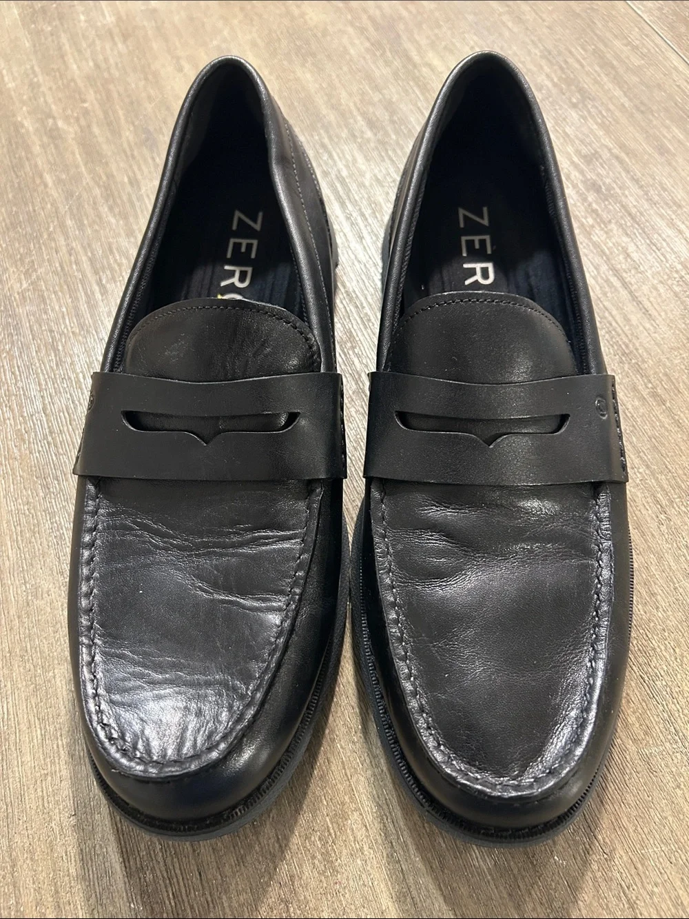 Men's A ZERØGRAND Penny Loafers, Like New, Sz. 10.5.
